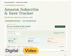 Amazon Subscribe & Save Tracker listing preview