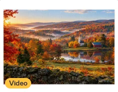 Connecticut Autumn Landscape Puzzle listing preview