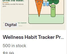 Wellness Habit Tracker listing preview