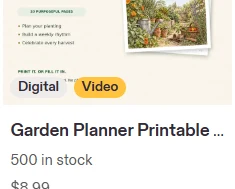 Garden Planting & Care Planner listing preview